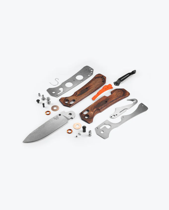Components of Benchmade Grizzly Creek 15062 Drop-Point Knife