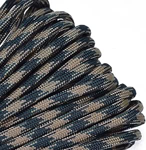 World Famous Heavy Duty Paracord 550 - Woodland Camo