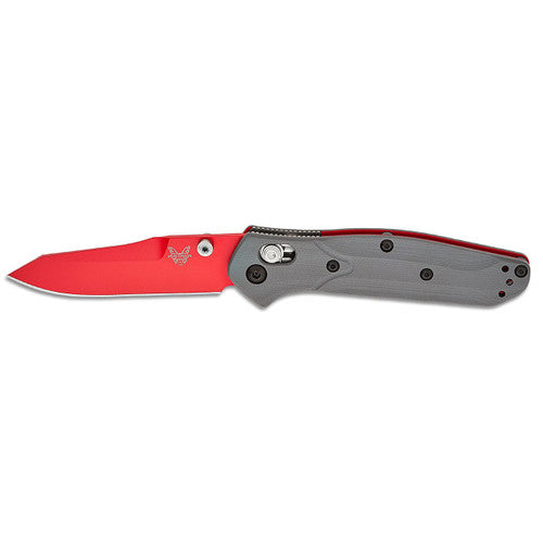 Benchmade Mini Osborne with red blade