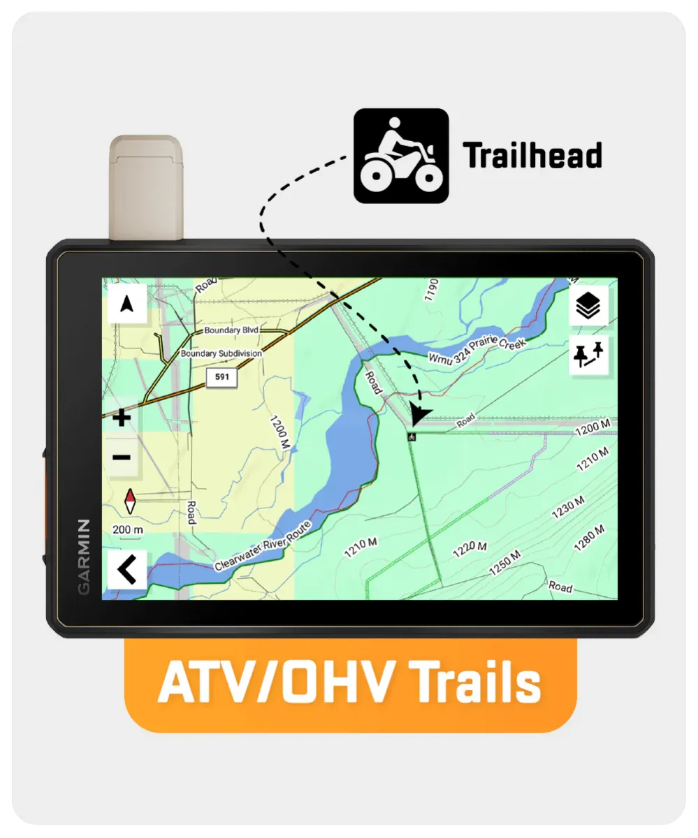 Alberta Backroad GPS Map (8GB SD Card) | Garmin Compatible Navigation