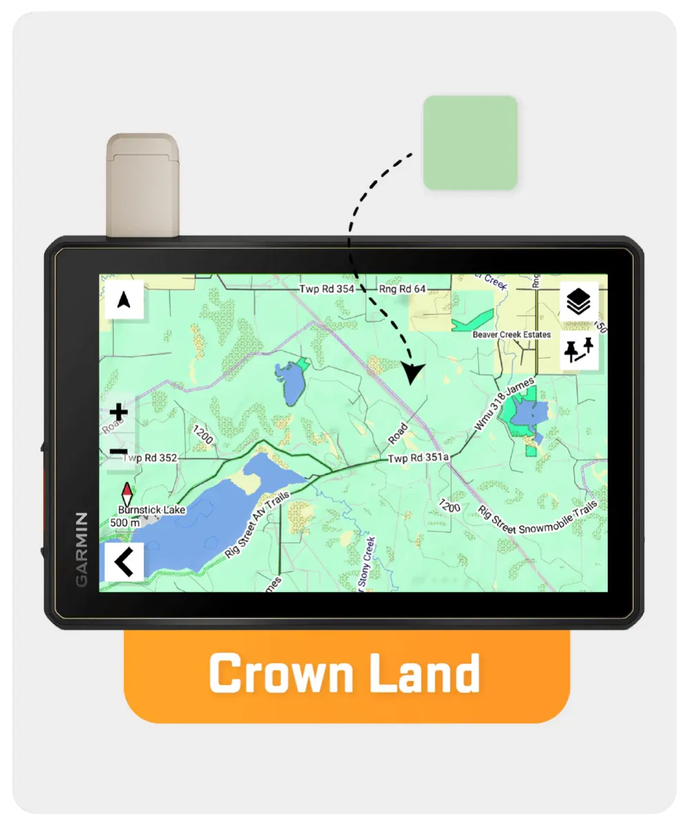 Alberta Backroad GPS Map (8GB SD Card) | Garmin Compatible Navigation