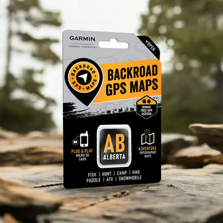 Alberta Backroad GPS Map (8GB SD Card) | Garmin Compatible Navigation
