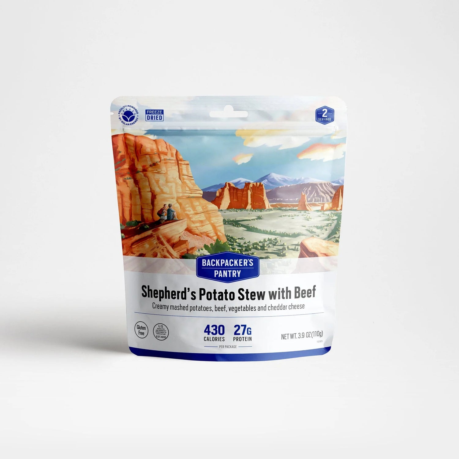 Freeze Dried Shepherd's Potato Stew with Beef pouch