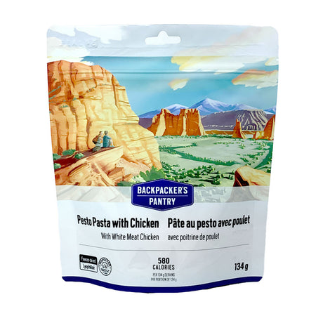 Backpacker's Pantry Freeze Dried Pesto Pasta with Chicken pouch