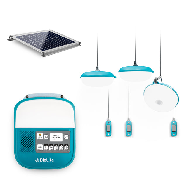 BioLite Solar Home 625+ control box with integrated outputs