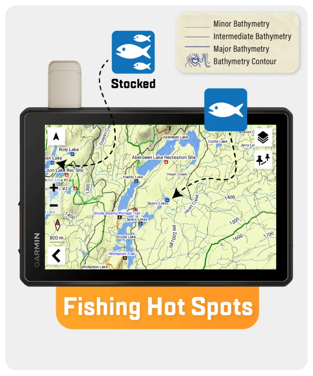 British Columbia Backroad GPS Map (8GB SD Card) | Garmin Compatible Navigation