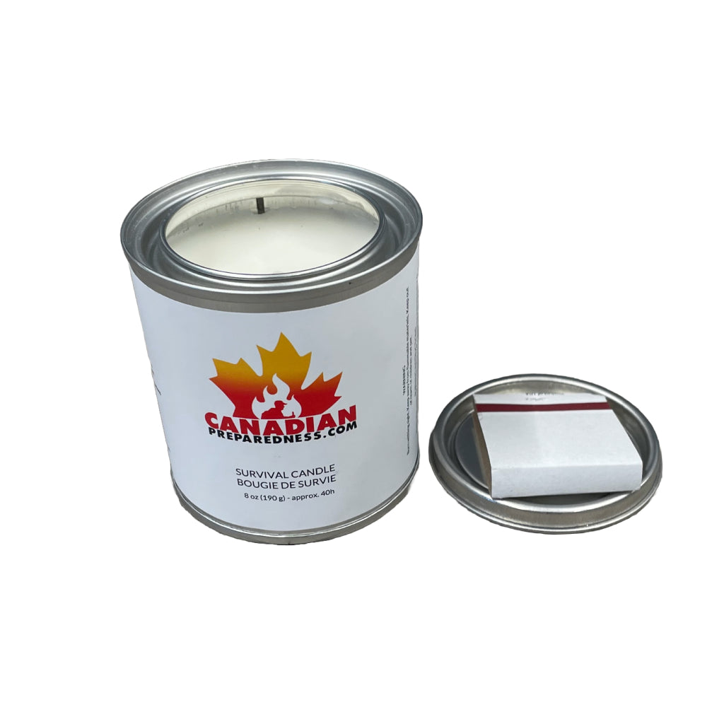 Canadian Preparedness Emergency Survival Candle 40 Hours