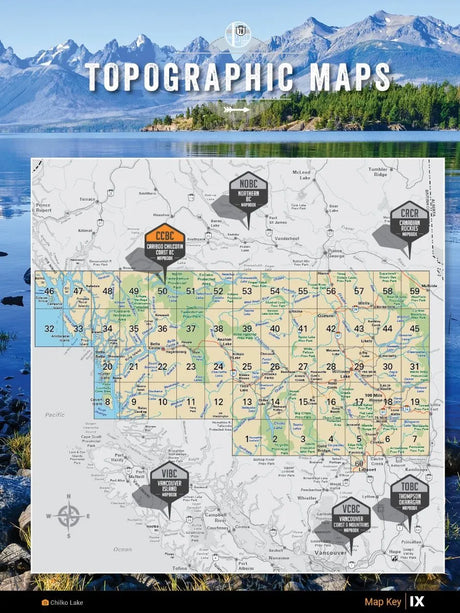 Detailed Adventure Maps for Preppers – Cariboo Chilcotin Coast Mapbook