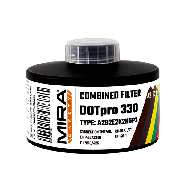 MIRA Safety DotPro 330 Gas Mask Filter with 40mm NATO threading