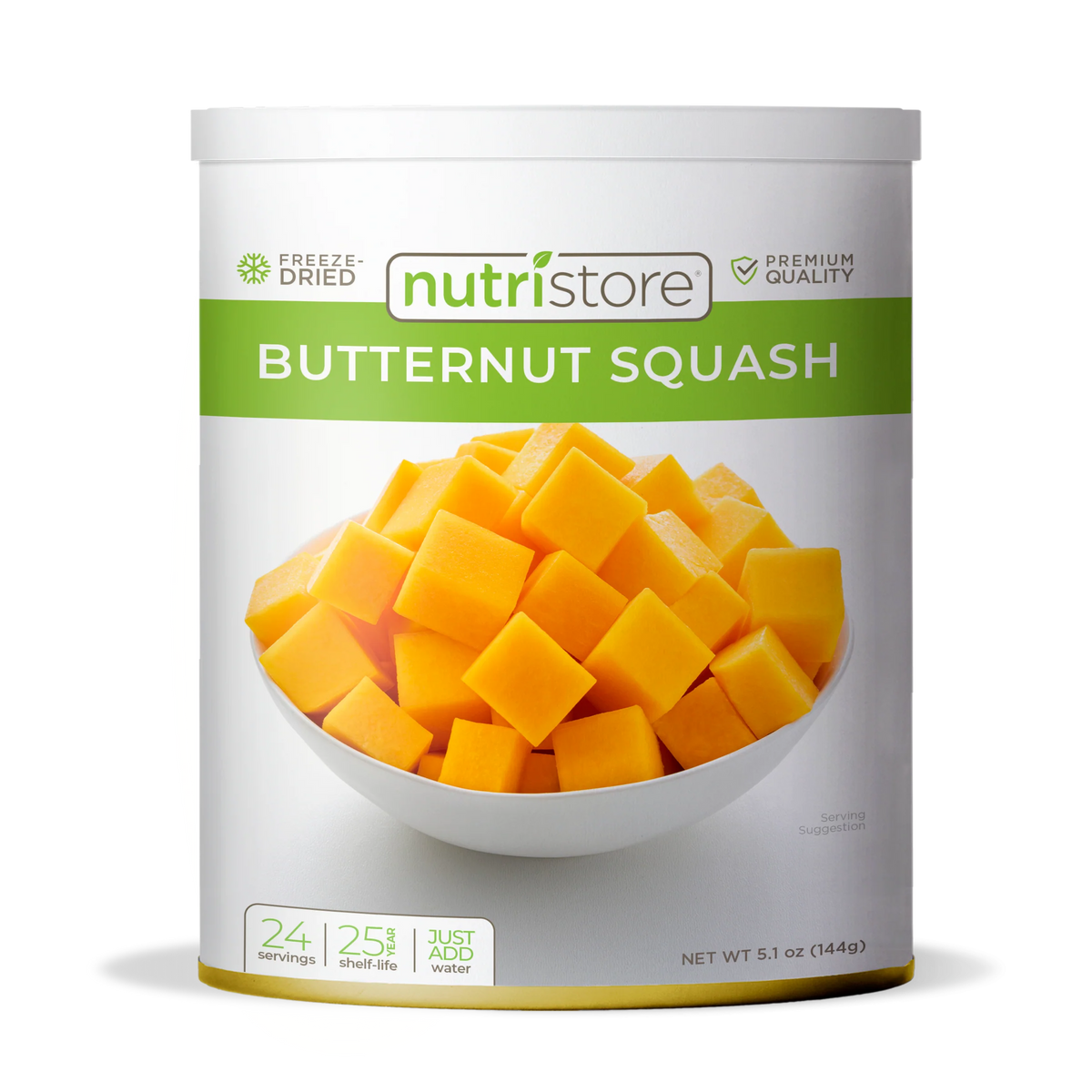 Nutristore Freeze Dried Butternut Squash - #10 Can – Canadian Preparedness