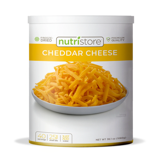 Nutristore Freeze Dried Cheddar Cheese #10 Can