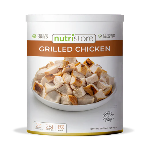 Nutristore Freeze Dried Grilled Chicken #10 Can