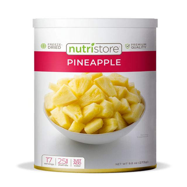 Nutristore Freeze Dried Pineapple #10 Can