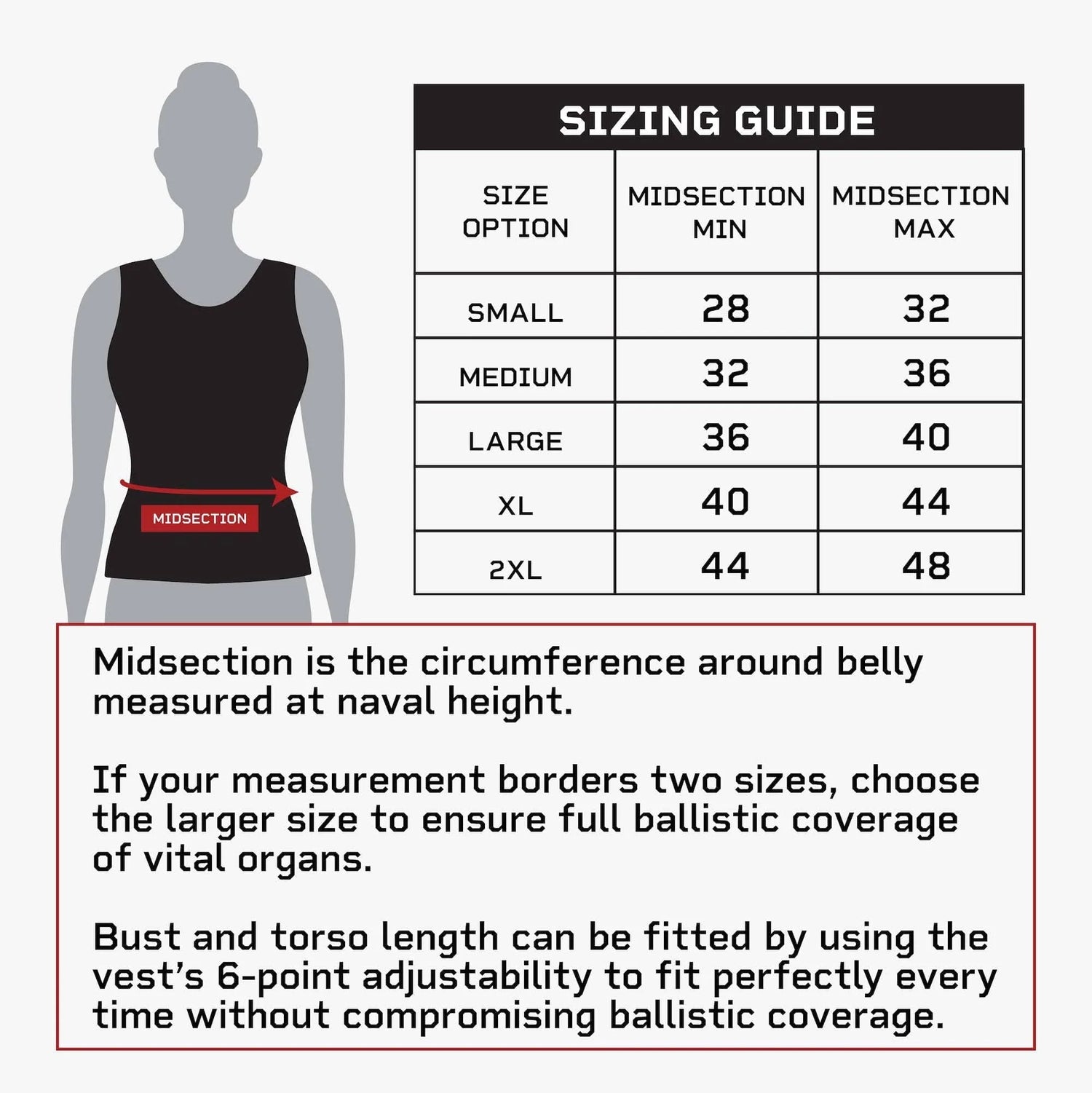 Premier FEMALE CONCEALABLE ARMOR VEST - LEVEL IIIA