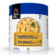 Mountain House freeze dried precooked scrambled eggs with bacon #10 Can