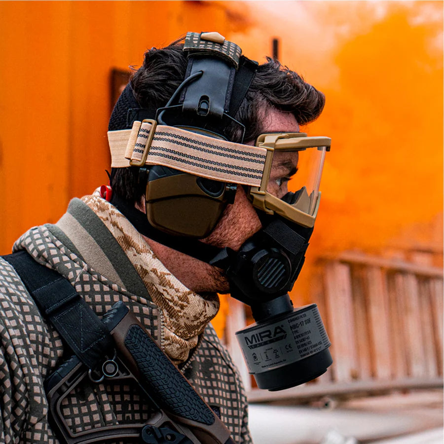 High-performance CBRN gas mask filter for military & survival use