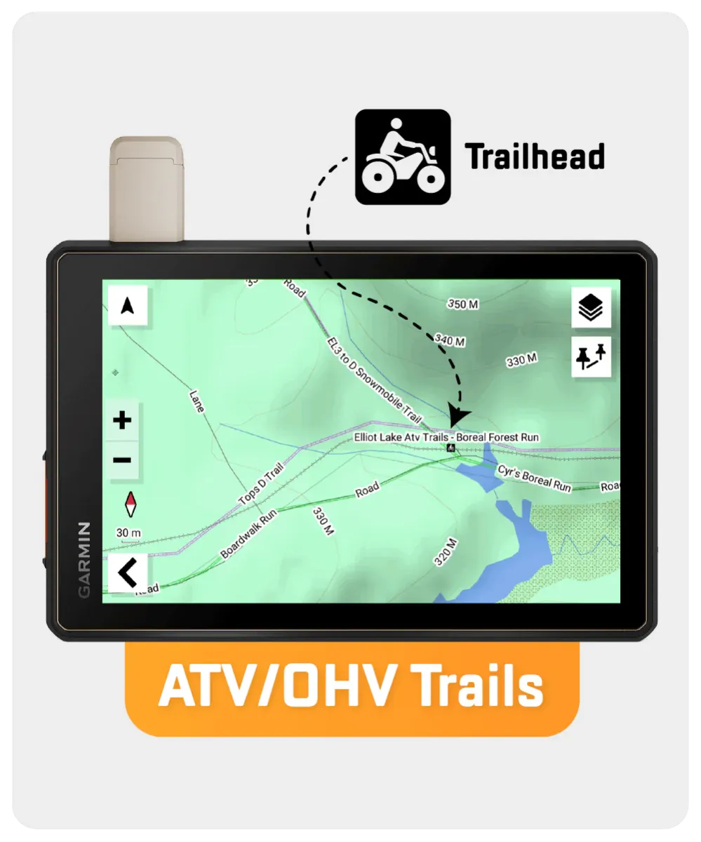 Ontario Backroad GPS Map (8GB SD Card) | Garmin Compatible Navigation