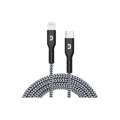 Black Zendure SuperCord USB-C to Lightning Cable Heads