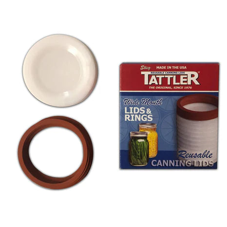 Wide Mouth Reusable E-Z SEAL Canning Lids & Rings