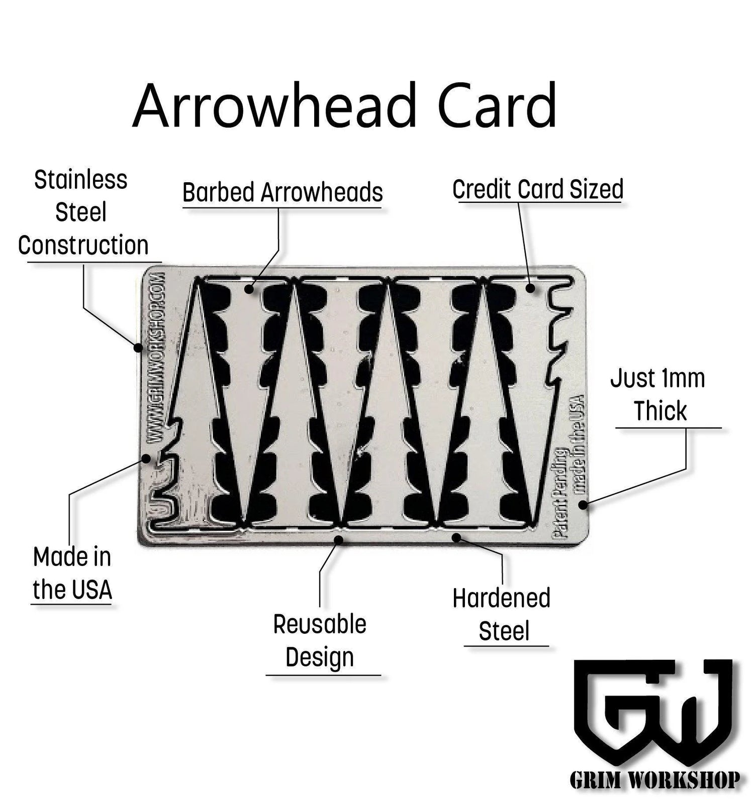 Grim Workshop Survival Arrow Card