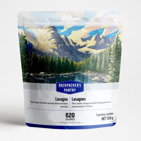 Freeze Dried Vegetarian Lasagna Pouch