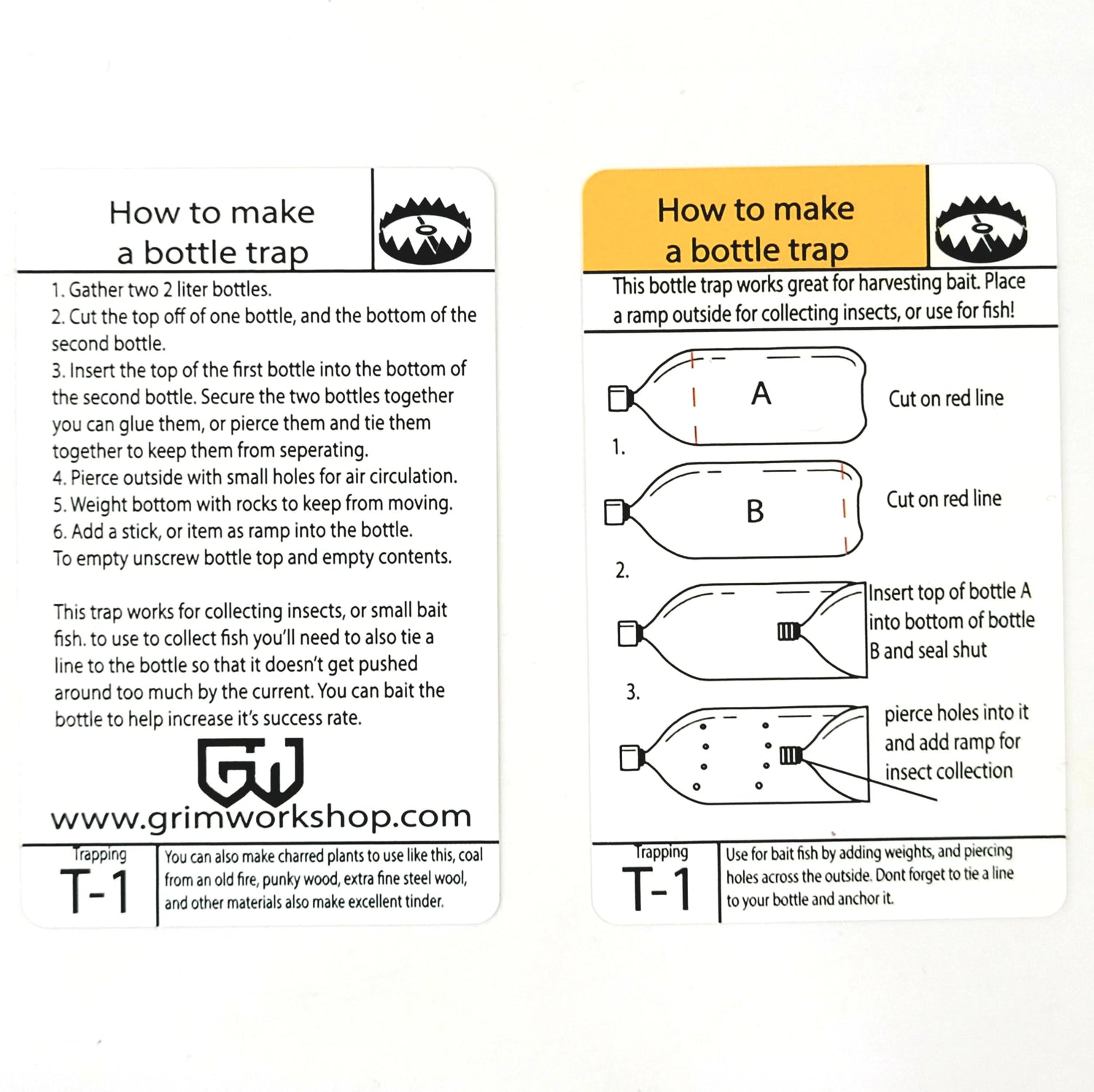 Grim Workshop Tip Cards | Multiple Varieties