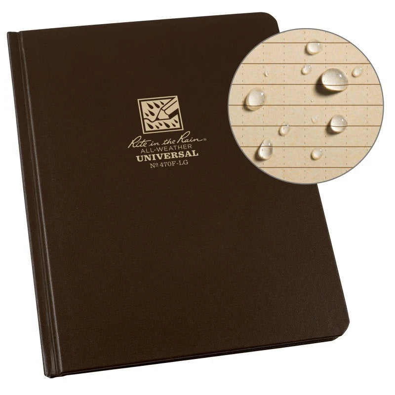 Rite in the Rain Hard Cover Book  (6.75" x 8.75")