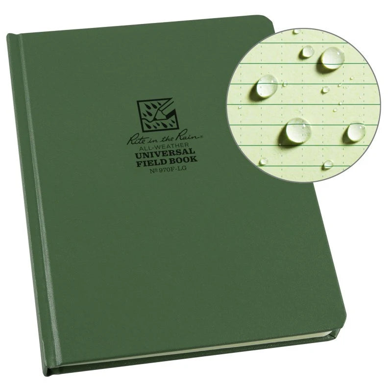 Rite in the Rain Hard Cover Book  (6.75" x 8.75")
