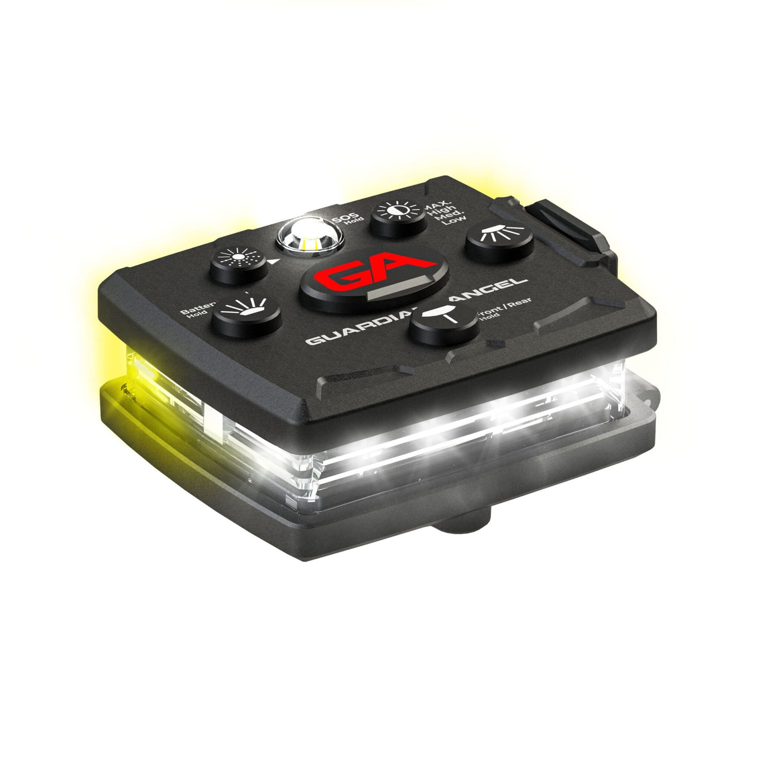 Guardian Angel Micro Series Wearable Safety Light (White/Yellow)