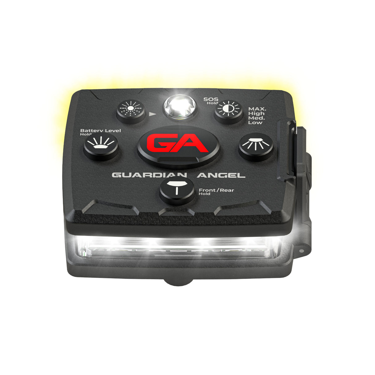 Guardian Angel Micro Series Wearable Safety Light (White/Yellow)