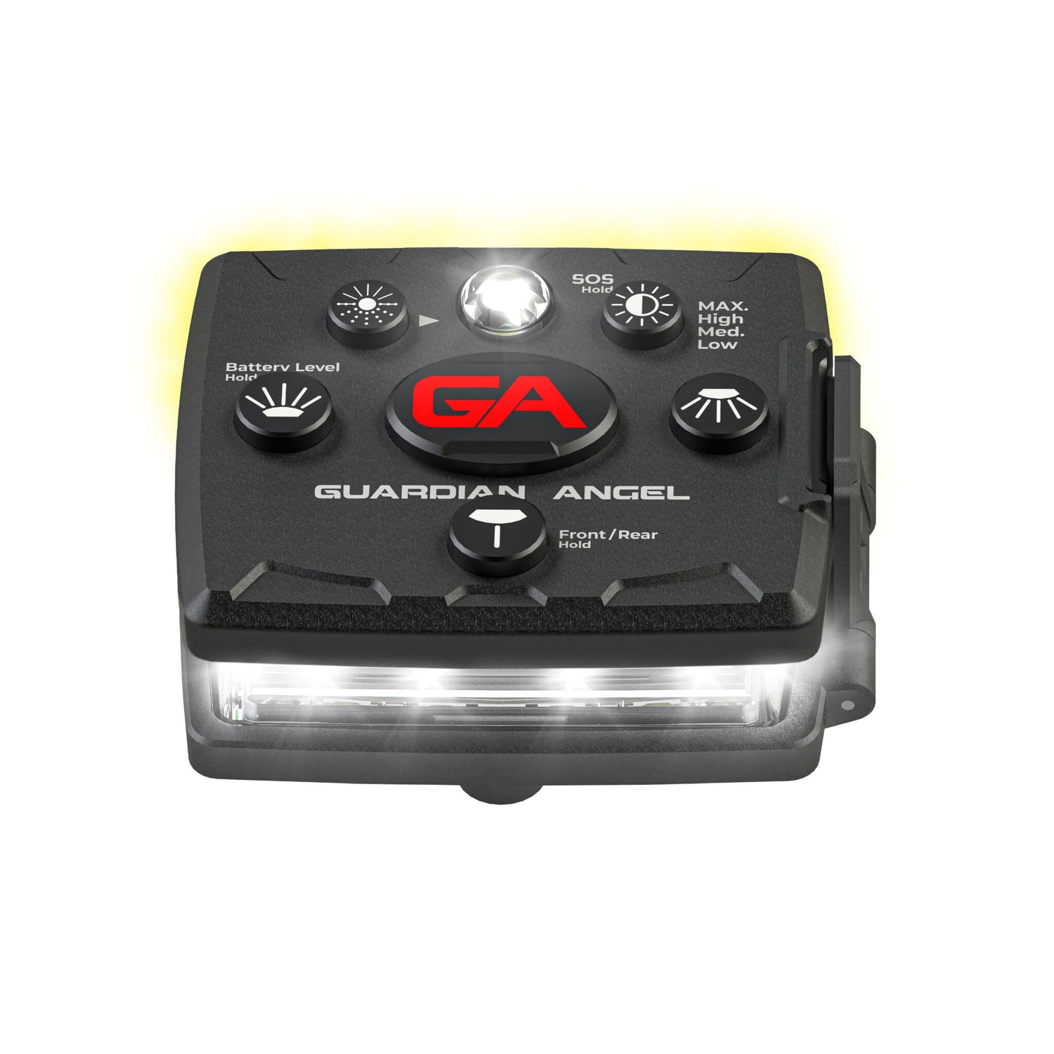 Guardian Angel Micro Series Wearable Safety Light (White/Yellow)