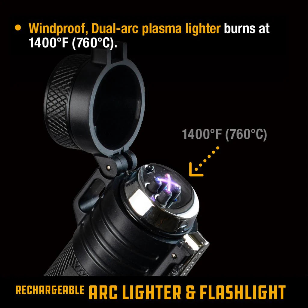 UCO Compact Flashlight & Fire Starter for Camping