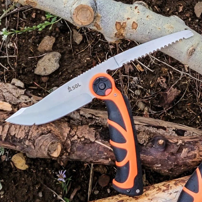 2-in-1 Knife and Saw with Fire Starter