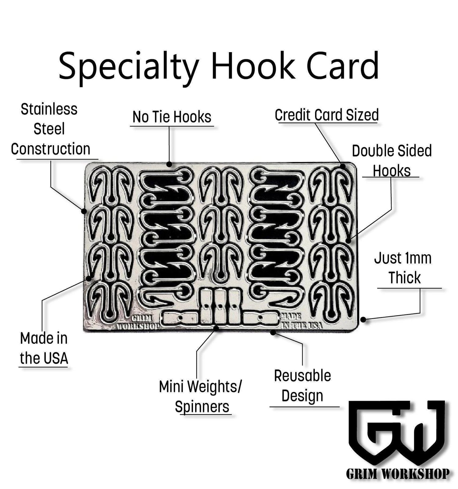 Grim Workshop Specialty Fishing Hook Card
