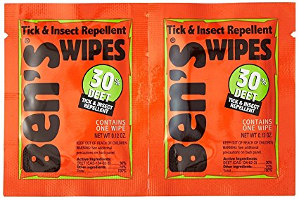 Ben's®  Tick & Insect Repellent Wipes 12/box