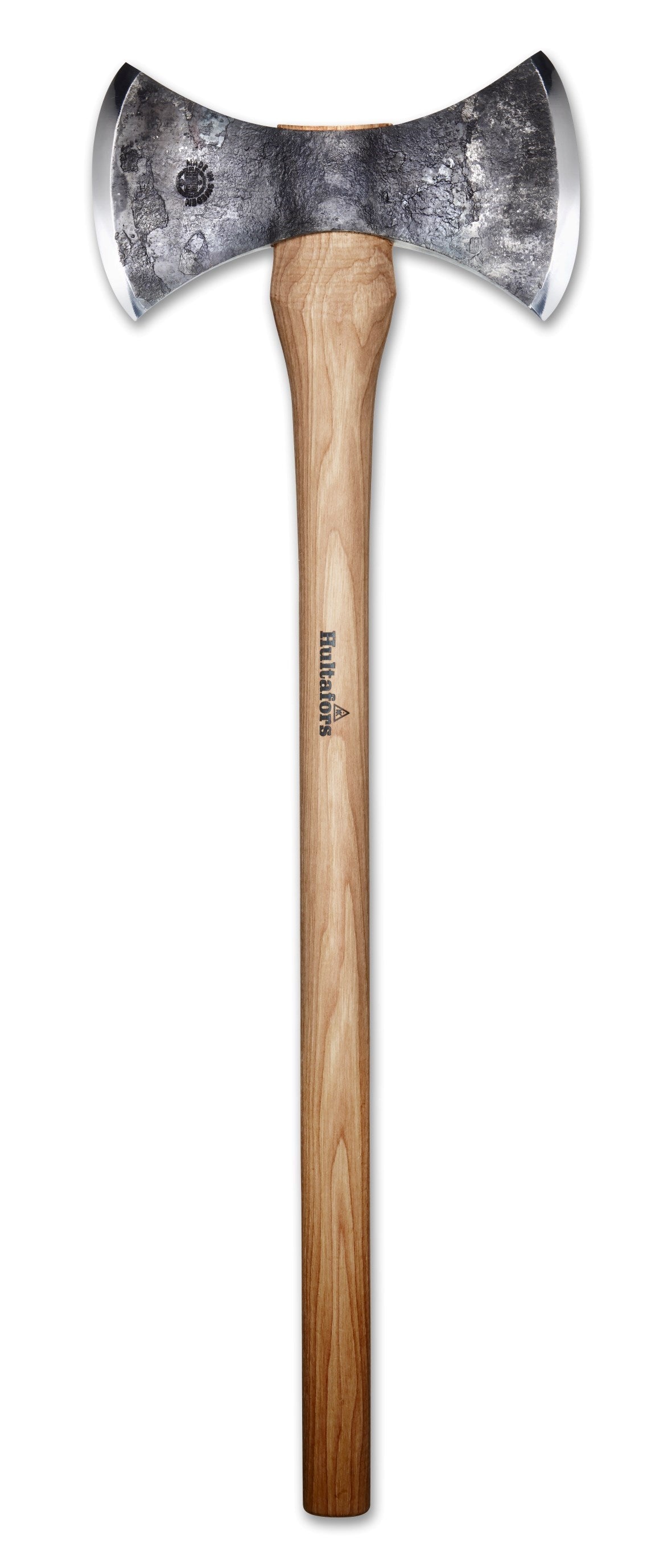 Double Sided throwing axe from Hultafors, the Wetterhall Throwing Axe.