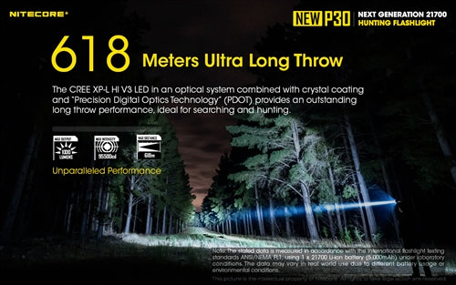 Nitecore P30 Hunting Flashlight