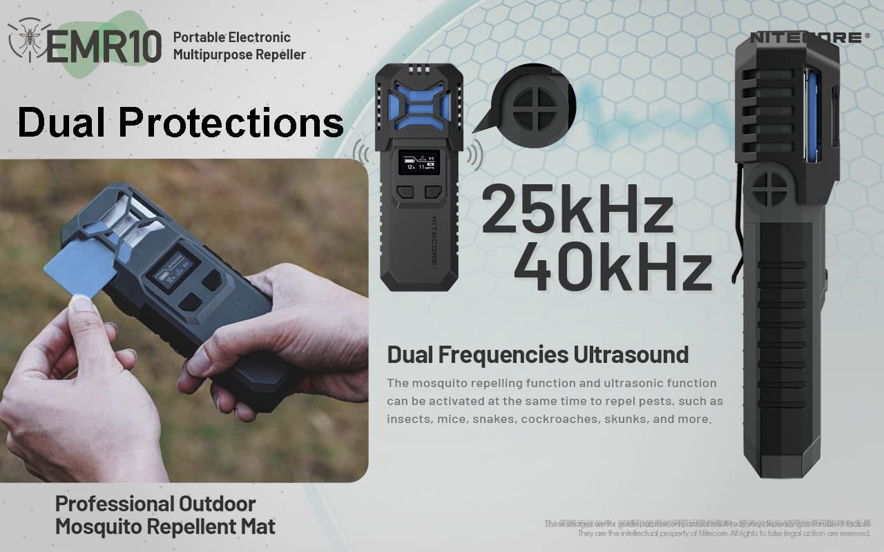 Nitecore EMR10 Portable Electronic Multipurpose Repeller