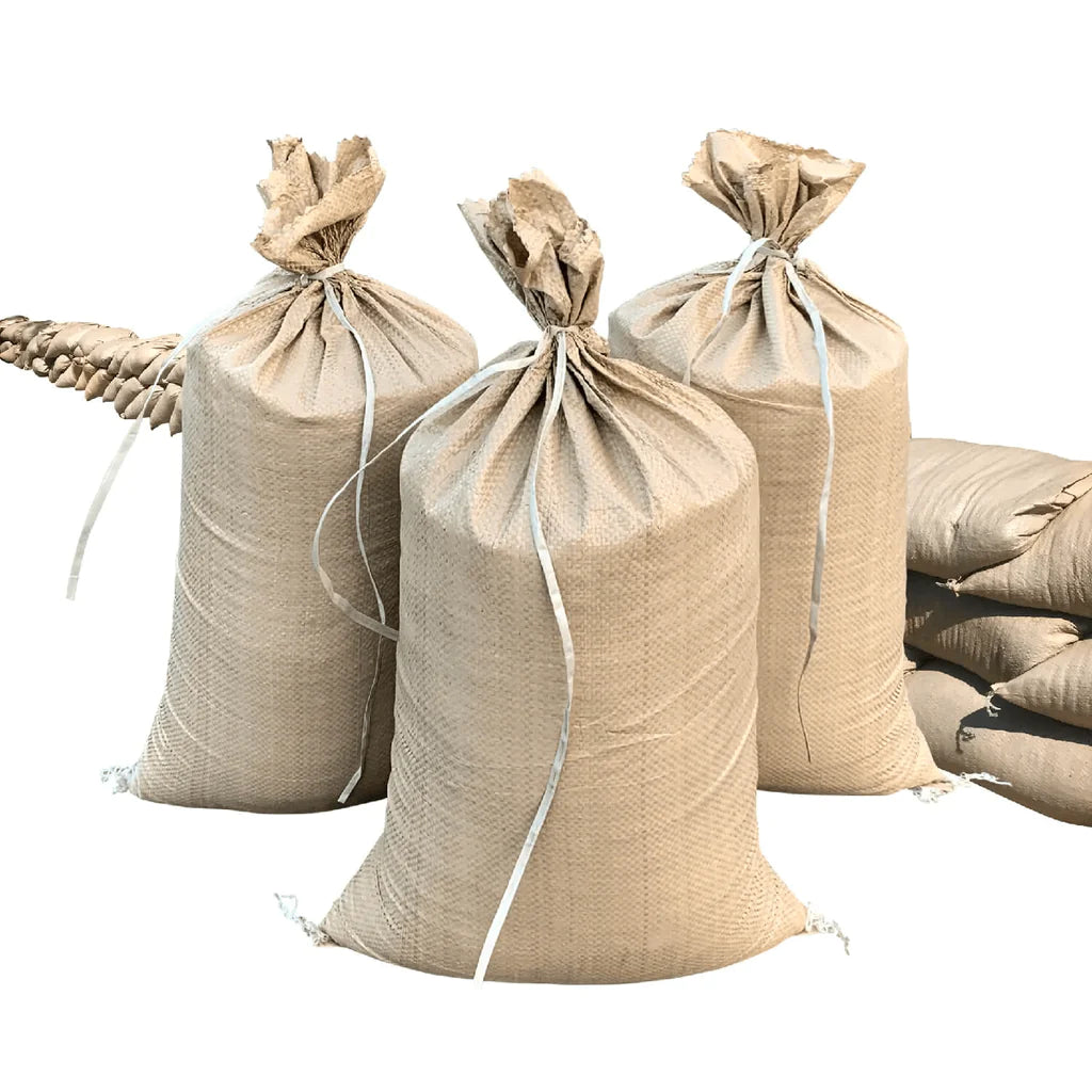 Empty Sandbags Military Green with Ties (Bundle of 10) 14 x 26 - Woven  Polypropylene Sand Bags, Extra Heavy Duty Sandbags for Flooding, Sand Bags  Flood Protection : : Electronics