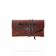 Fire Box Nano Leather Case with leather strap. The Firebox logo is written across the front.