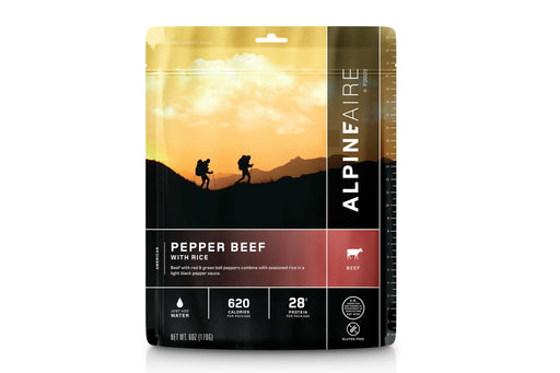 AlpineAire Pepper Beef With Rice | Freeze Dried Food
