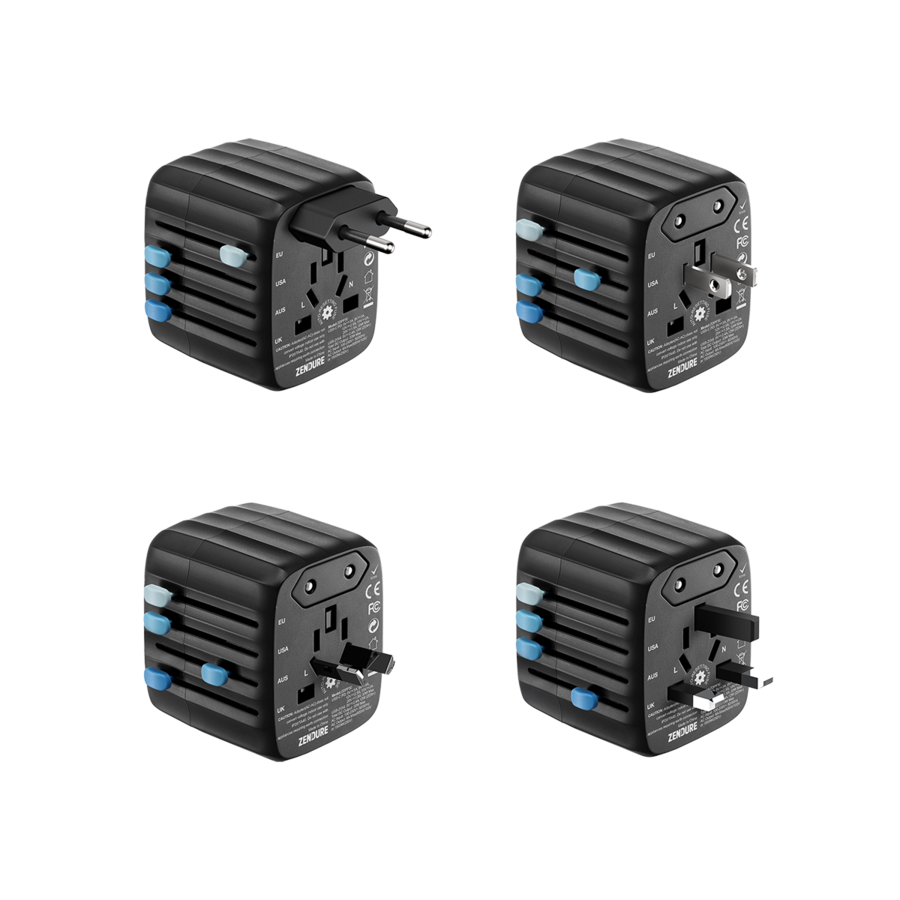 Zendure Passport 30W Travel Adapter plugin examples