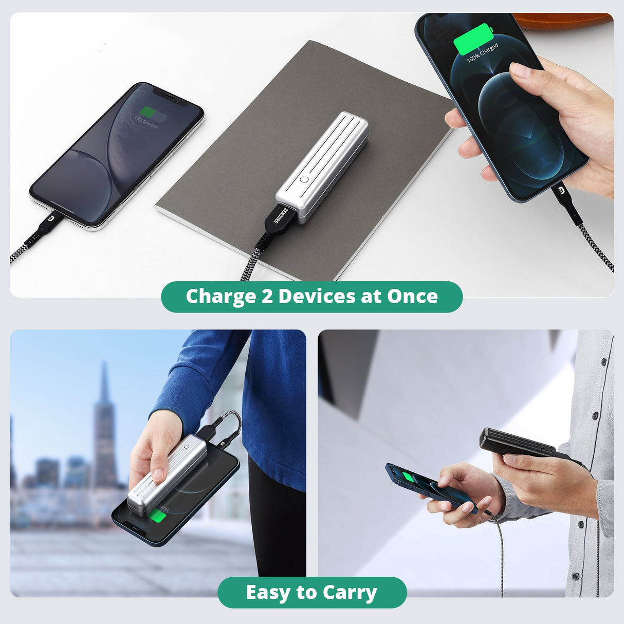 Zendure SUPERMINI 5K charging cellphone