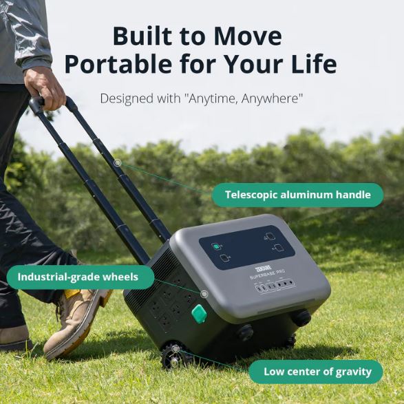 Zendure SuperBase Pro 1500 Portable Power Station Safety Features travel features
