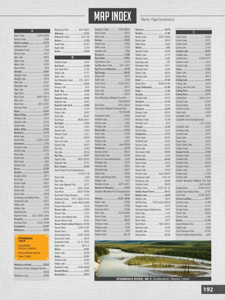 Northern Alberta Backroad Mapbooks 4th Edition | BRMB
