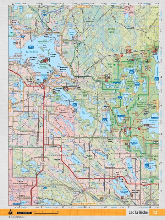 Northern Alberta Backroad Mapbooks 4th Edition | BRMB
