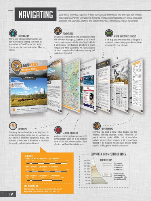 Northern Alberta Backroad Mapbooks 4th Edition | BRMB