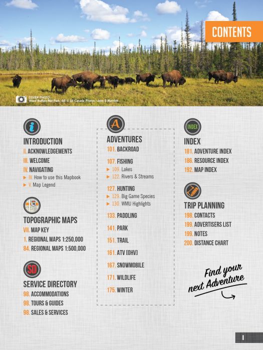 Northern Alberta Backroad Mapbooks 4th Edition | BRMB