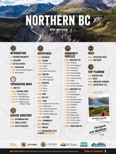 Northern BC Backroad Mapbooks - 7th Edition | BRMB