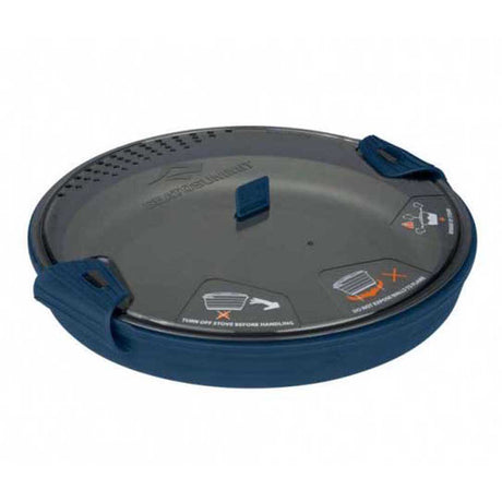Sea To Summit 4L Navy Blue X-Pot Collapsed